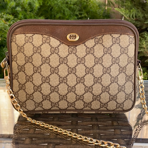 Gucci Handbags - Gucci Vintage Monogram Camera Bag